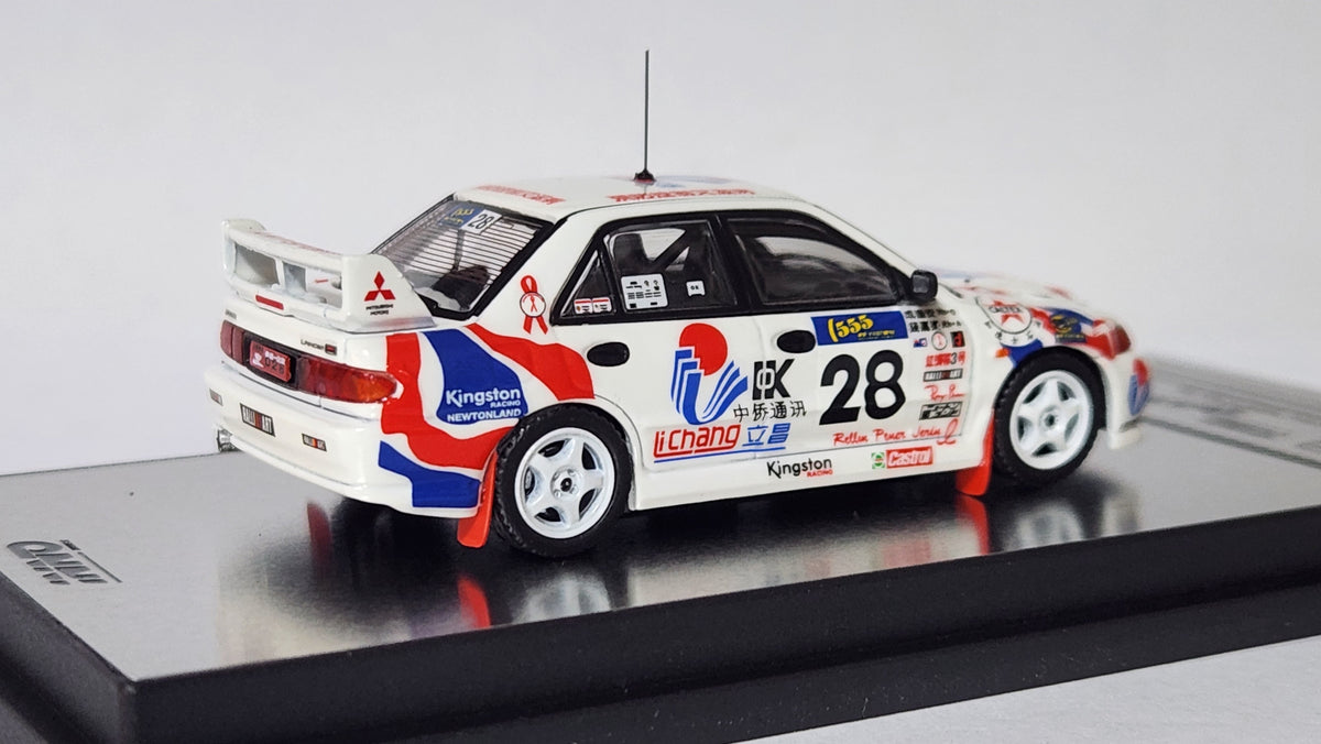 Modellino Pop Race Mitsubishi Lancer Evolution IV Pyrenees Black Pearl 1/64 - Diecast 2024