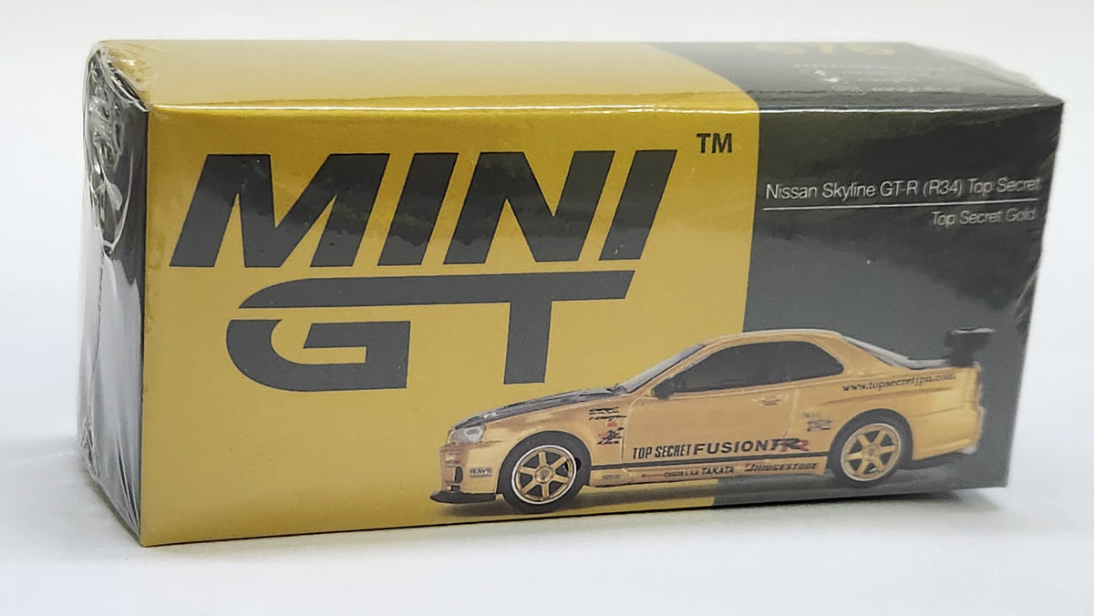 ミニカー MINI GT Nissan Skyline GT-R Top Secret Japan Exclusive TopSecret Fusion R Nissan Skyline GT-R34