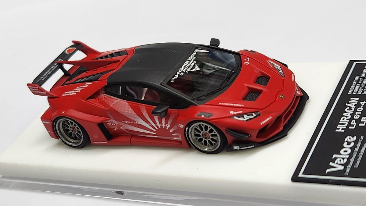 1:64 Veloce Lamborghini Huracan LP610-4 LB Performance Matt Red