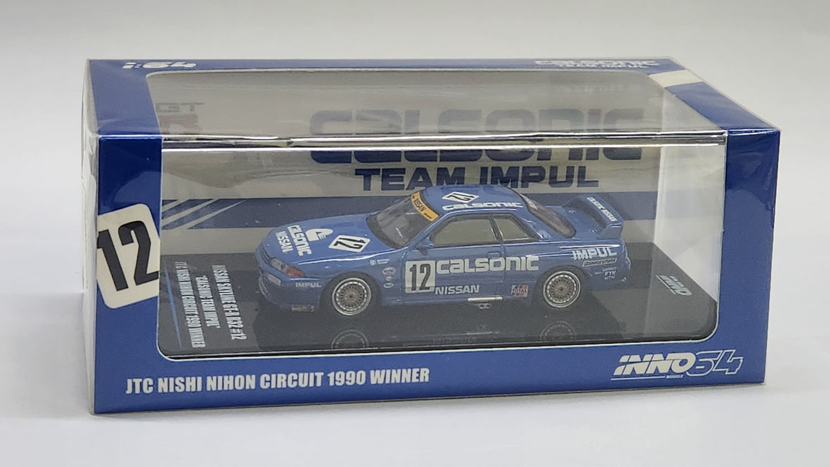 1:64 inno64 Nissan Skyline R32 Calsonic Impul JTC Nishi Nihon