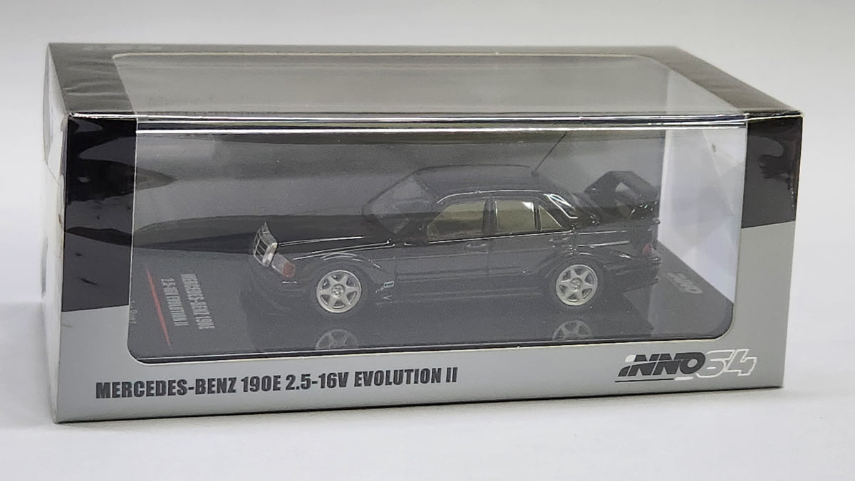 1:64 inno64 Mercedes Benz 190E 2.5-16V EVO II Metallic Black