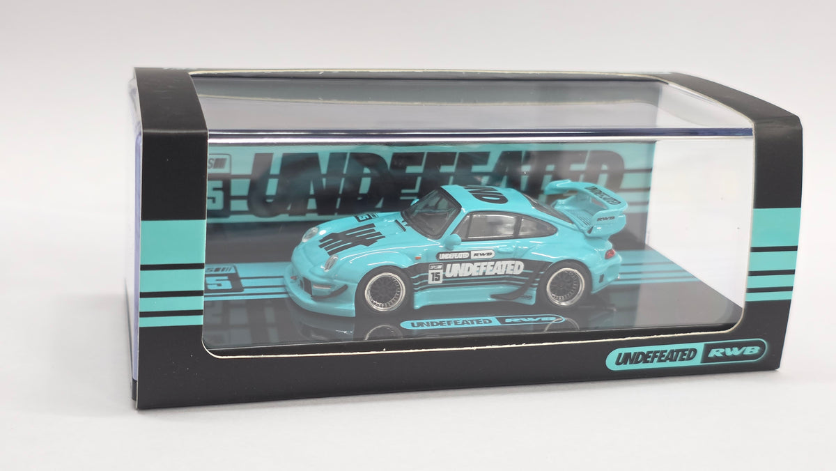 1:64 inno64 DPLS Porsche 911 993 RWB Undefeated Blue Tokyo Auto