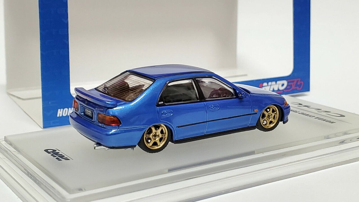 ミニカー INNO64 HONDA CIVIC FERIO SIR E69 1/64 1:64 Inno64 inno Honda Civic EG6 Ferio SiR Blue Diecast