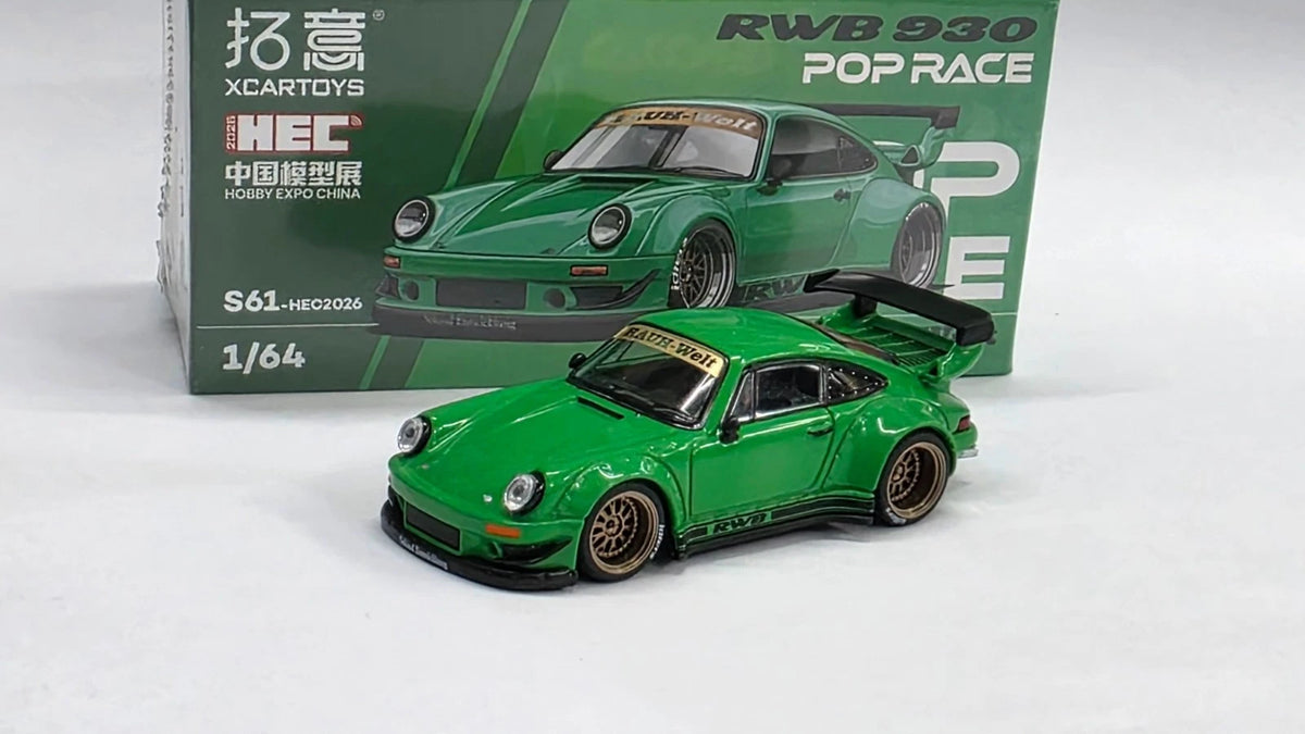 1:64 Pop Race Porsche 911 930 RWB HEC 2026 – hiltawaytoyhk