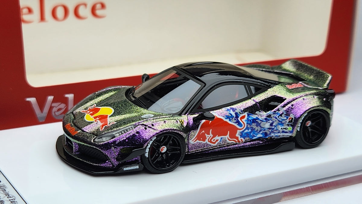 Car Ferrari 488 Hot Wheels LB-WORKS 488 Widebody Chameleon