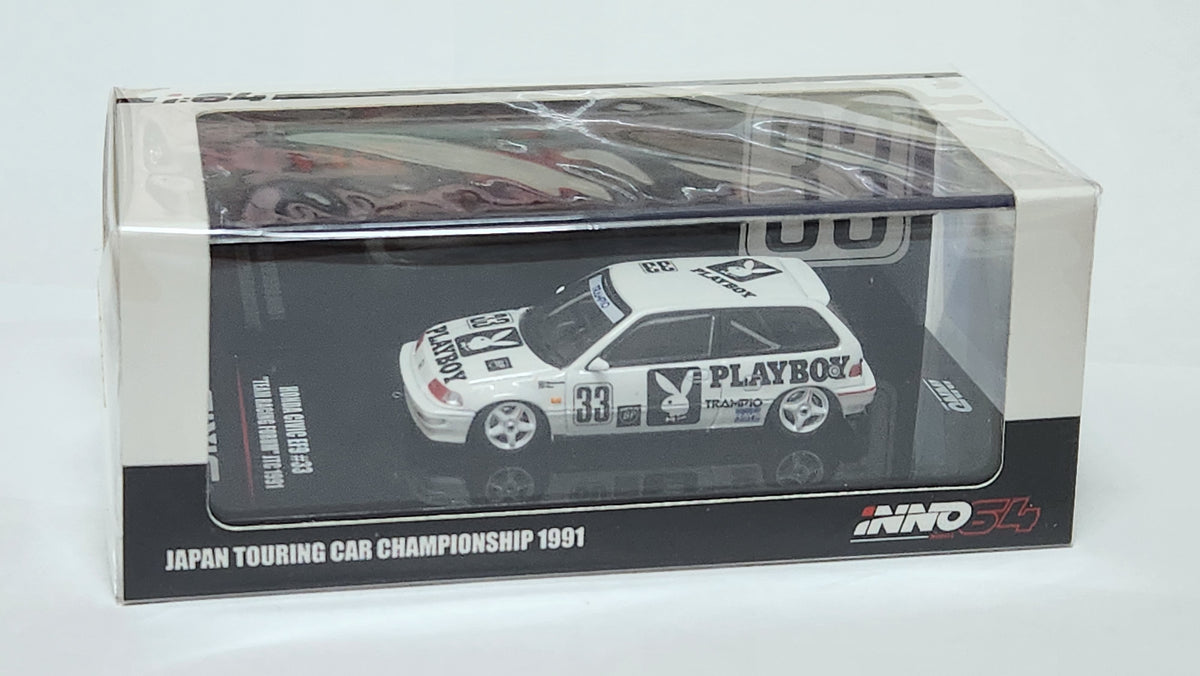 Inno64 Honda Civic EF9 #33 Playboy Japan Touring Car