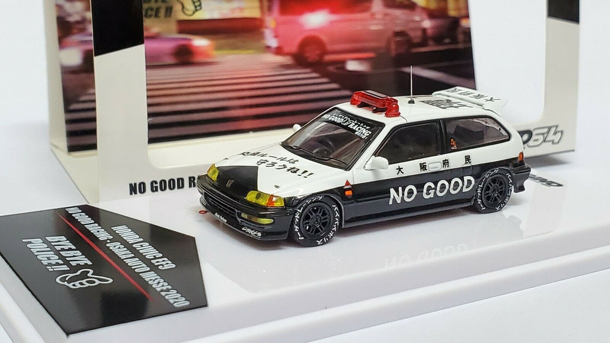 Inno64 Honda Civic EF9 No good Racing Bye Bye police Osaka