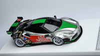 1:64 Veloce Ferrari 488 GTB Cup Noodle Silver LB Performance Resin