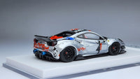 1:64 Veloce Ferrari 488 GTB Banksy LB Performance Silver. Resin.