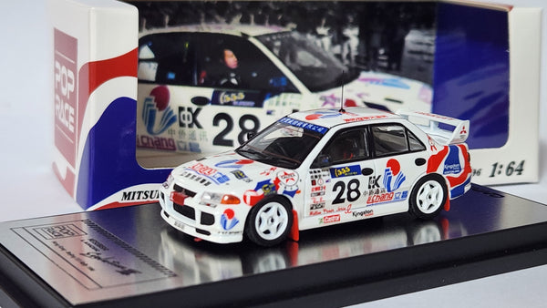 1:64 inno x Pop race Mitsubishi Lancer Evolution III Hong Kong - Beijing Rally