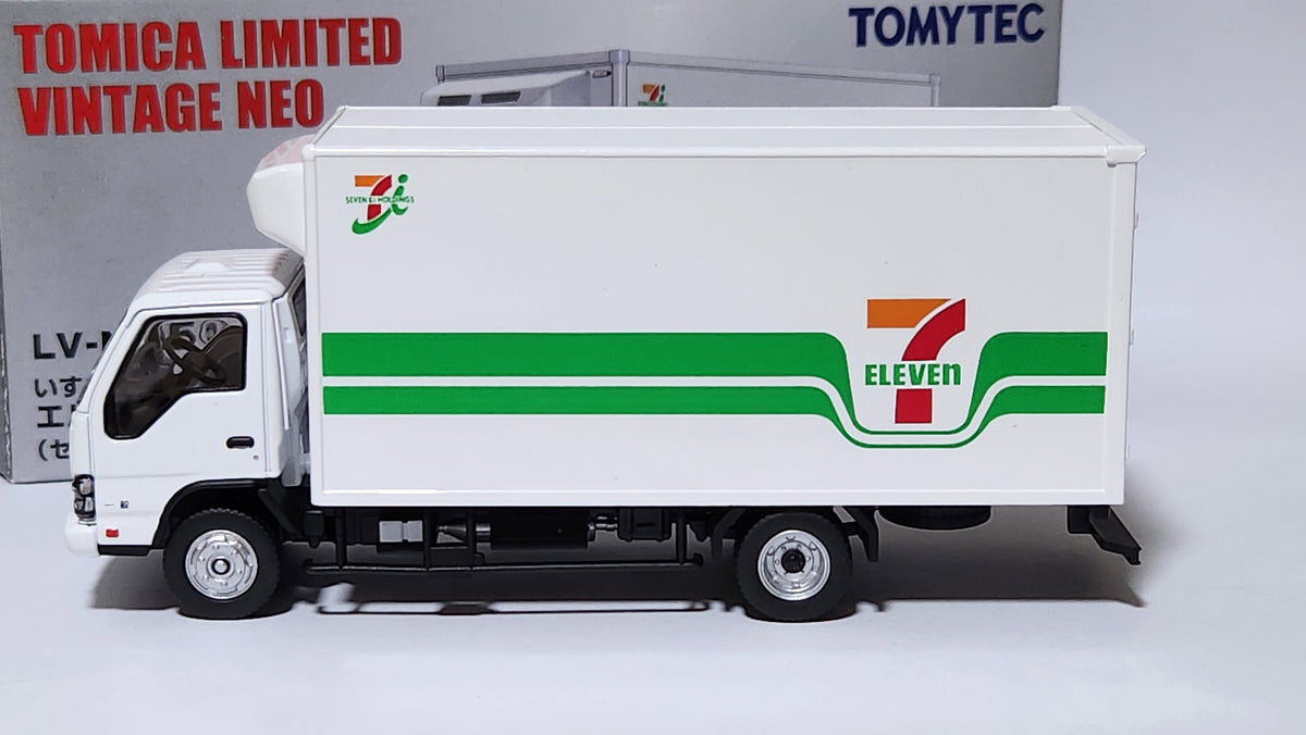Tomica Limited Vintage Tomytec LV-N195a Isuzu ELF Panel Van 7-Eleven 1 ...