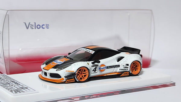 1:64 Veloce 488 GTB Gulf Duck Tail LB Performance Resin