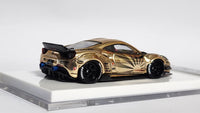 1:64 Veloce 488 GTB Matt Chrome Gold Zero Fighter LB Performance Resin