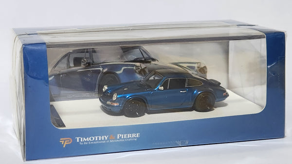 1:64 Timothy & Pierre TP Porsche 911 964 Singer Metallic Blue Resin