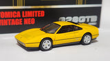 1:64 Tomica Limited Vintage Tomytec Ferrari 328 GTB Yellow Diecast