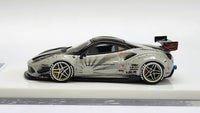 1:64 Veloce Ferrari 488 GTB Gloss Zero Fighter GT Wing LB Performance Resin