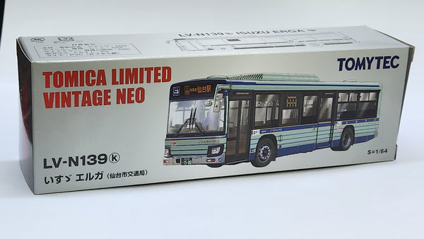 1:64 Tomica Limited Tomytec LV-N139k Isuzu Erga Sendai City
