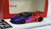 1:64 Veloce Lamborghini Huracan LP610-4 LB Performance Purple/Red. Resin
