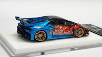 1:64 Veloce Lamborghini Huracan LP610-4 LB Performance Red bull. Resin