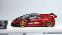 1:64 Veloce Lamborghini Huracan LP610-4 LB Performance Supreme Silver Supreme Gold rims. Resin.