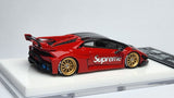 1:64 Veloce Lamborghini Huracan LP610-4 LB Performance Supreme Silver Supreme Gold rims. Resin.