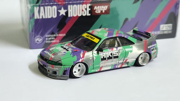 Chase 1:64 Kaido House X Mini GT Nissan Skyline GT-R R33 HKS