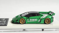 1:64 Veloce Lamborghini Huracan LP610-4 LB Performance Metallic Green. Resin