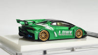 1:64 Veloce Lamborghini Huracan LP610-4 LB Performance Metallic Green. Resin
