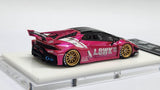 1:64 Veloce Lamborghini Huracan LP610-4 LB Performance Chrome Pink. Resin
