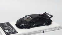 1:64 Veloce Lamborghini Huracan LP610-4 LBWK Matt Black Resin