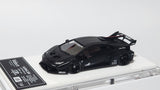 1:64 Veloce Lamborghini Huracan LP610-4 LBWK Matt Black Resin