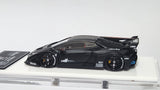 1:64 Veloce Lamborghini Huracan LP610-4 LBWK Matt Black Resin