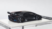 1:64 Veloce Lamborghini Huracan LP610-4 LBWK Matt Black Resin