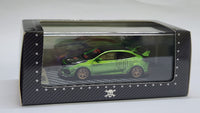 1:64 YM Model Honda Civic Type R FK8 Metallic Green Resin