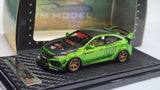 1:64 YM Model Honda Civic Type R FK8 Metallic Green Resin