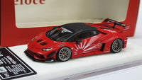 1:64 Veloce Lamborghini Huracan LP610-4 LB Performance Matt Red Zero Fighter. Resin
