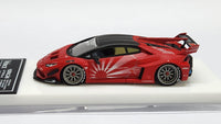 1:64 Veloce Lamborghini Huracan LP610-4 LB Performance Matt Red Zero Fighter. Resin
