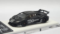 1:64 Veloce Lamborghini Huracan LP610-4 LBWK Matt Black Gulf. Resin