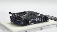 1:64 Veloce Lamborghini Huracan LP610-4 LBWK Matt Black Gulf. Resin