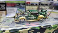 1:64 Pop Race Nissan Skyline C210 Kaido Racer Bosozoku Bape 30th Ann Bathing