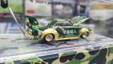 1:64 Pop Race Nissan Skyline C210 Kaido Racer Bosozoku Bape 30th Ann Bathing