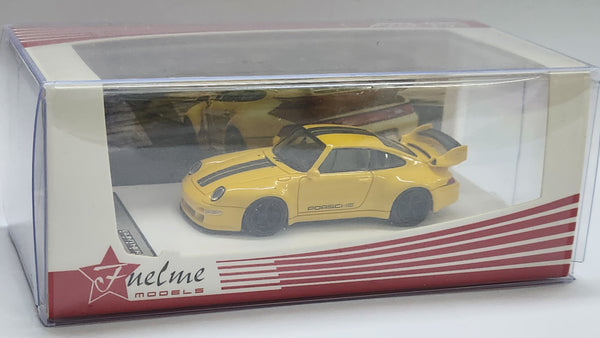 1:64 Fuelme Porsche 911 993 400R Gunter Works Hornet Yellow Resin