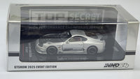 1:64 inno64 Toyota Supra A80 GT300 Top Secret Silver China GT Show 2025 Event Edition