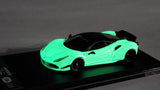 1:64 Veloce Ferrari 488 GTB LB Performance LBWK Glow in the dark 04/20