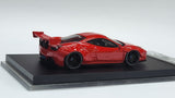 1:64 Veloce Ferrari 458 Italian LB Performance Red GT Wing. Resin.