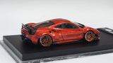 1:64 Veloce Ferrari 488 GTB LB Performance LBWK Metallic Orange Red. Resin