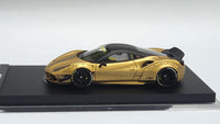 1:64 Veloce Ferrari 488 GTB LB Performance LBWK Matt Gold. Resin