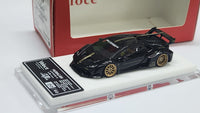 1:64 Veloce Lamborghini Huracan LP610-4 LB Performance Black with Gold Stripe