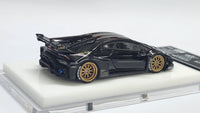 1:64 Veloce Lamborghini Huracan LP610-4 LB Performance Black with Gold Stripe