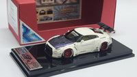 1:64 Veloce Nissan Skyline GT-R R35 LB Performance Pearl White. Resin.